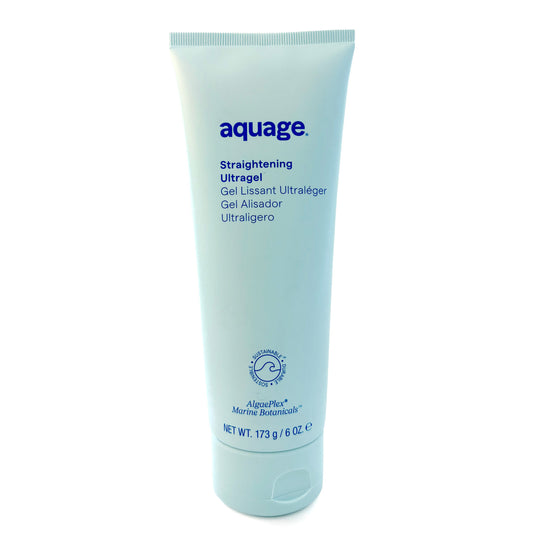 Aquage Straightening UltraGel 6 OZ tube on a white background