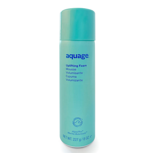Aquage uplifting foam mousse 8 OZ can on a white background