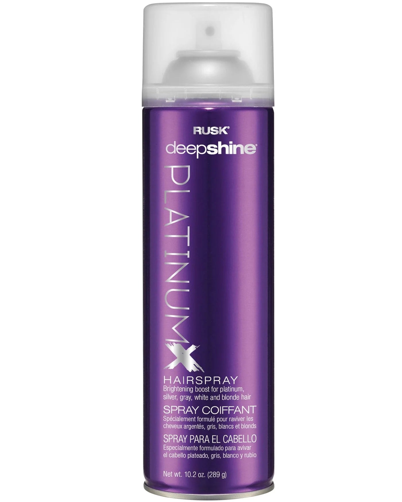 Rusk Deepshine PlatinumX Hairspray - 10.2 oz