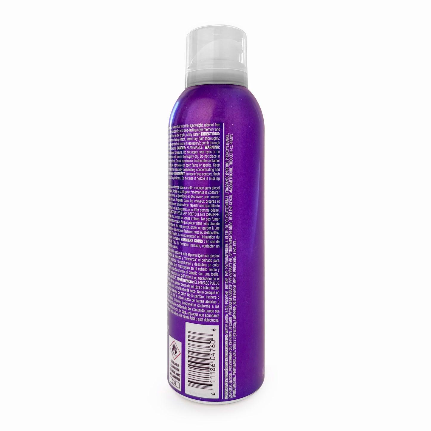 Rusk Deepshine PlatinumX Mousse 9 OZ