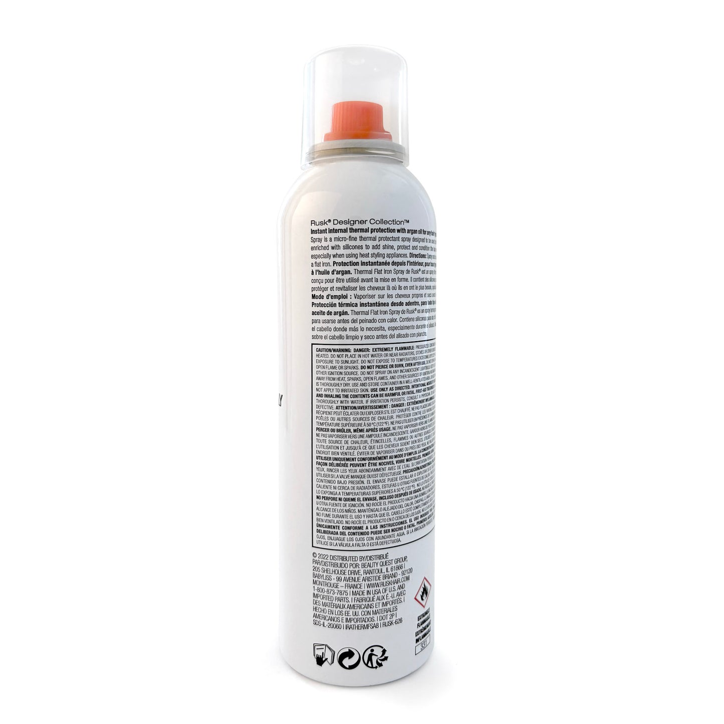 Rusk Thermal Flat Iron Spray 8 OZ