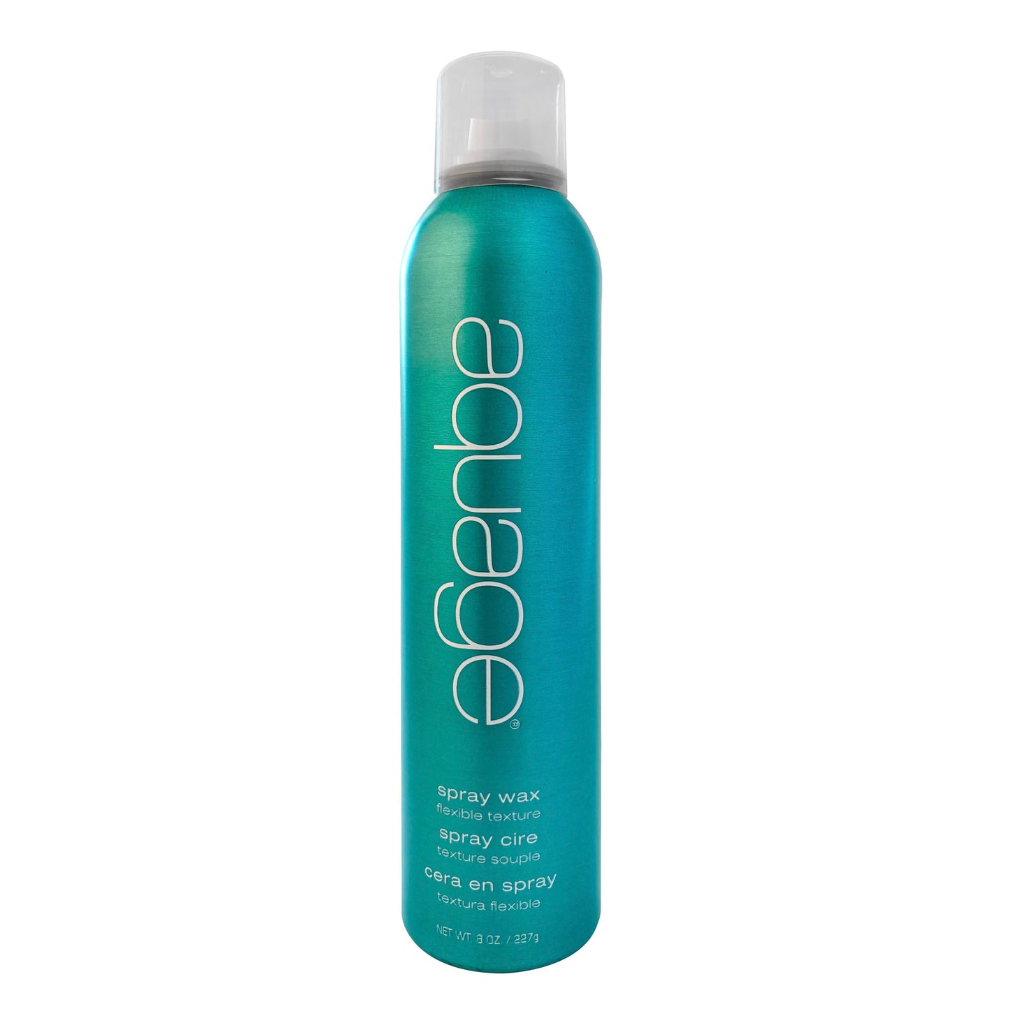 Classic bottle of Aquage spray wax 8 OZ on a white background