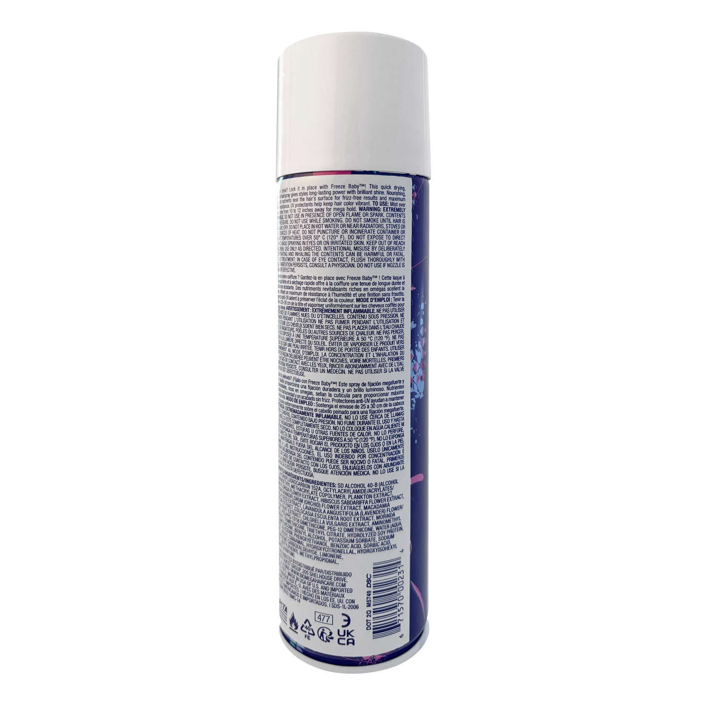 Biomega Freeze Baby Hair Spray 10 OZ