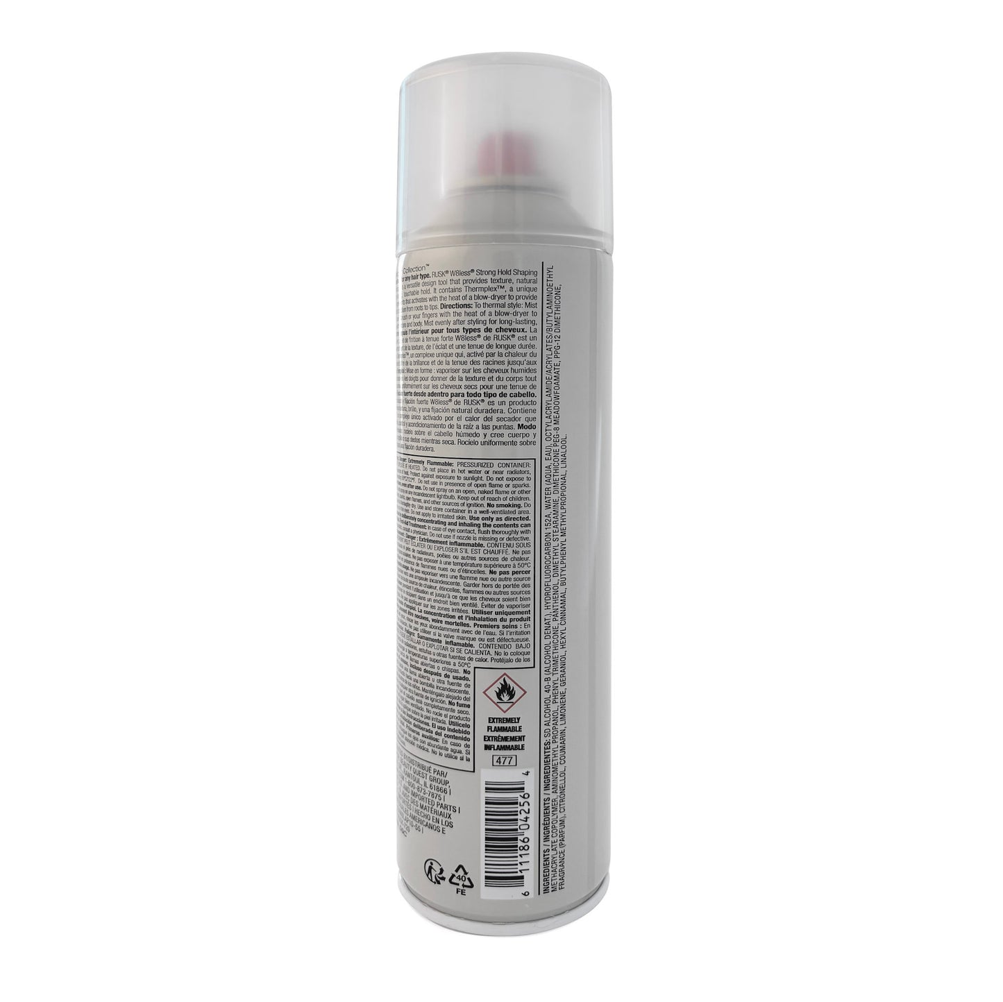 Rusk W8less Strong Hold Hairspray - 55% VOC 10 OZ
